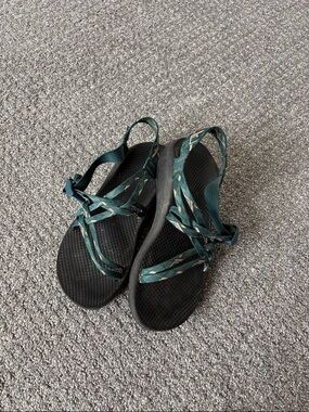 Chaco Women's Strappy Sandals - Teal & Black